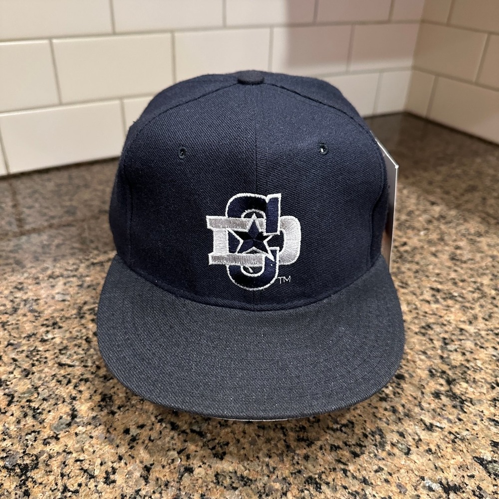 Vtg 90s Dallas Cowboys New Era 59Fifty Fitted Baseball Cap 7 1/2 Deadstock New
